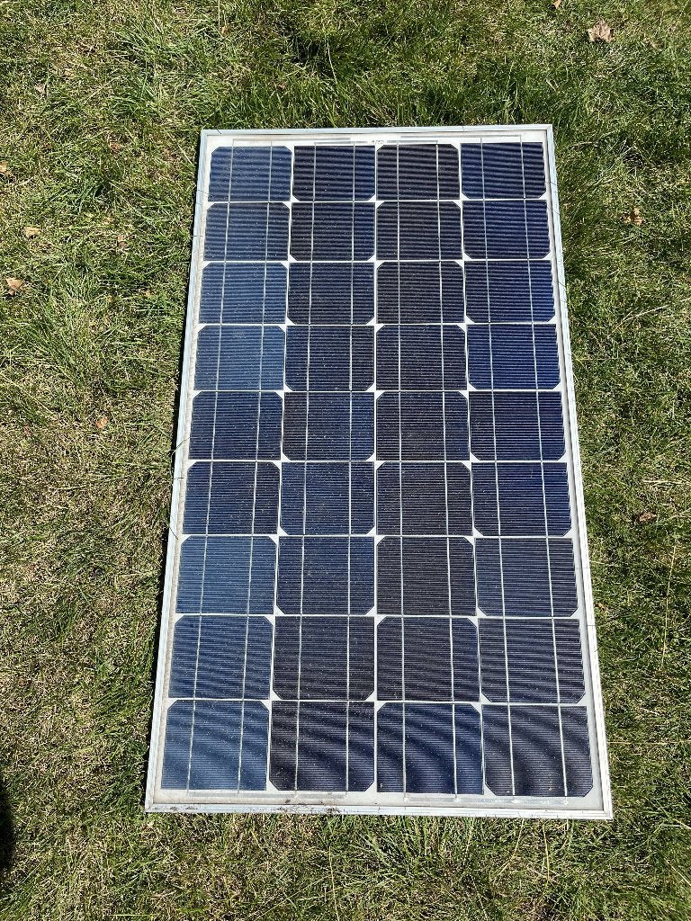 Lichtgewicht zonnepaneel 100 watt, Ophalen, Gebruikt