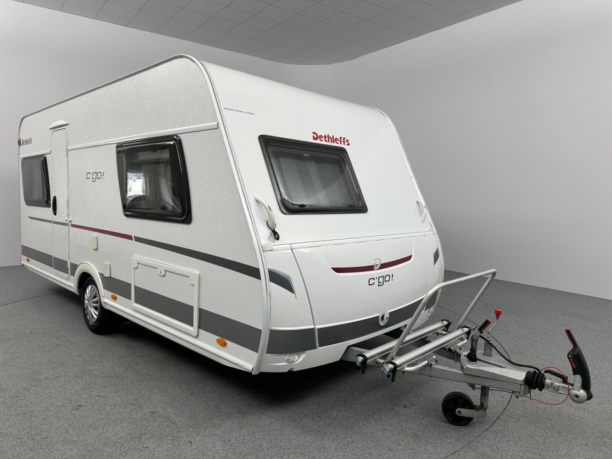 Dethleffs C GO 475 FR Mover Voortent Fietsendrager, Hordeur, Rondzit, Bedrijf, Lengtebed