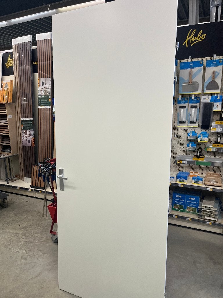Witte binnendeur met klink - Zo goed als nieuw, Ophalen, 80 tot 100 cm, Binnendeur, Zo goed als nieuw