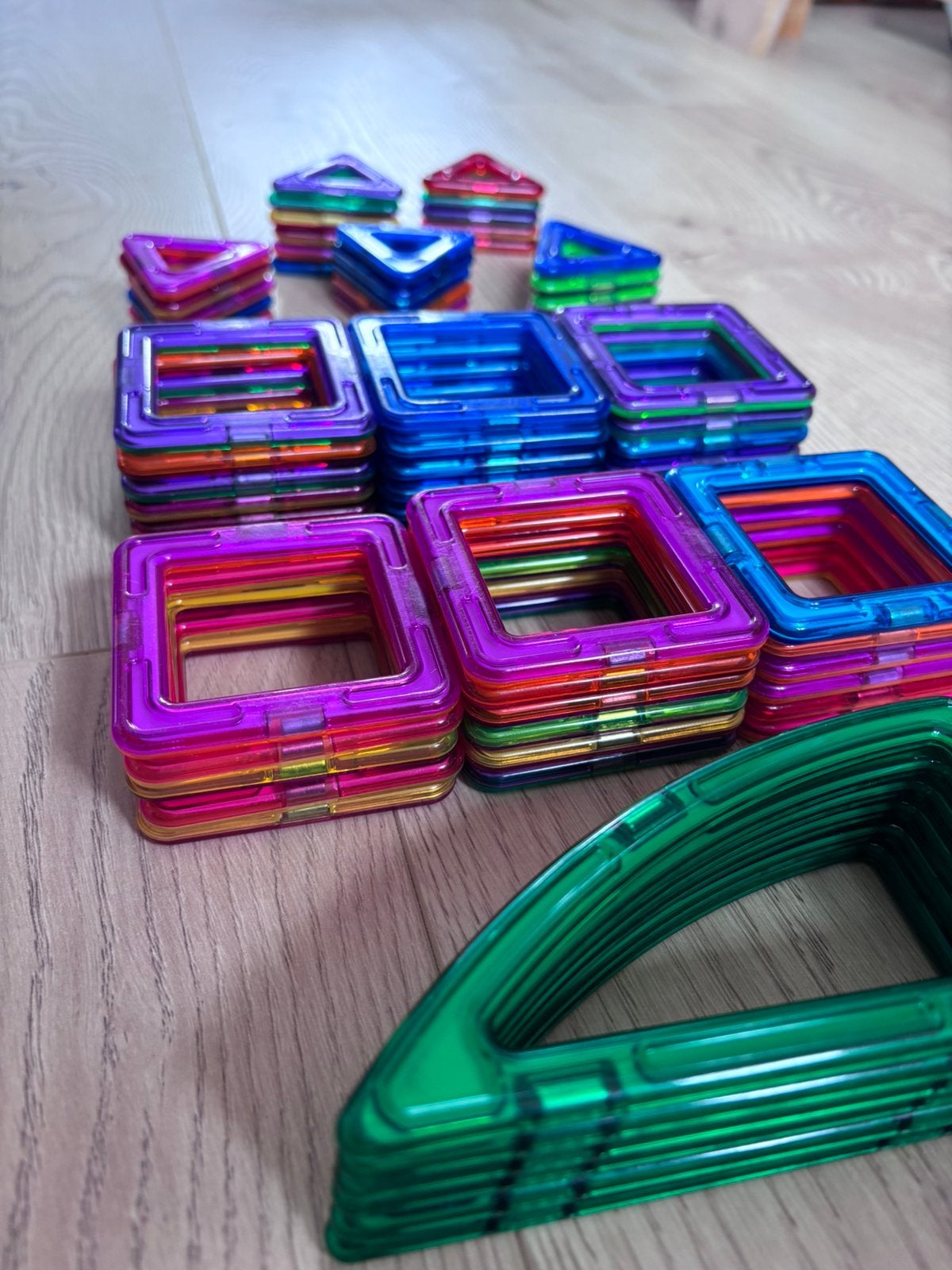 Magformers 89 stuks magnetisch bouwspeelgoed, Ophalen of Verzenden, Gebruikt