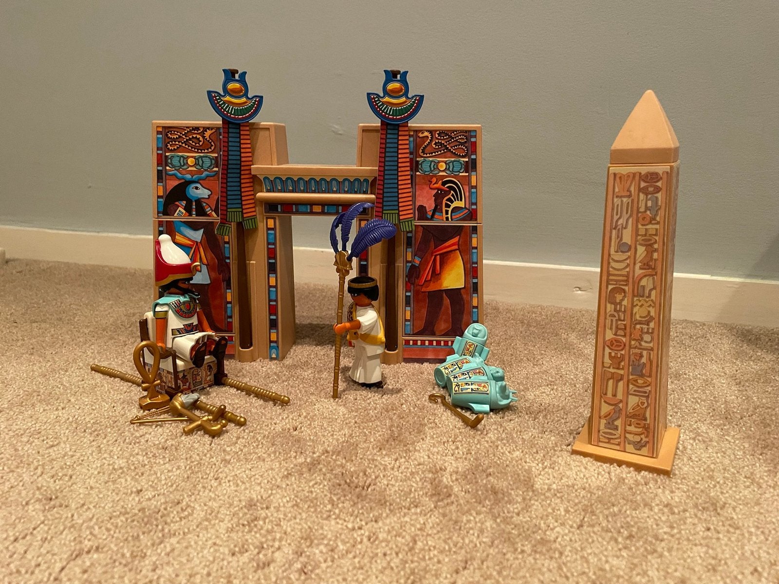 Playmobil tempel van de farao 4243, Kinderen en Baby's, Gebouw, Complete set, Zo goed als nieuw, Historisch
