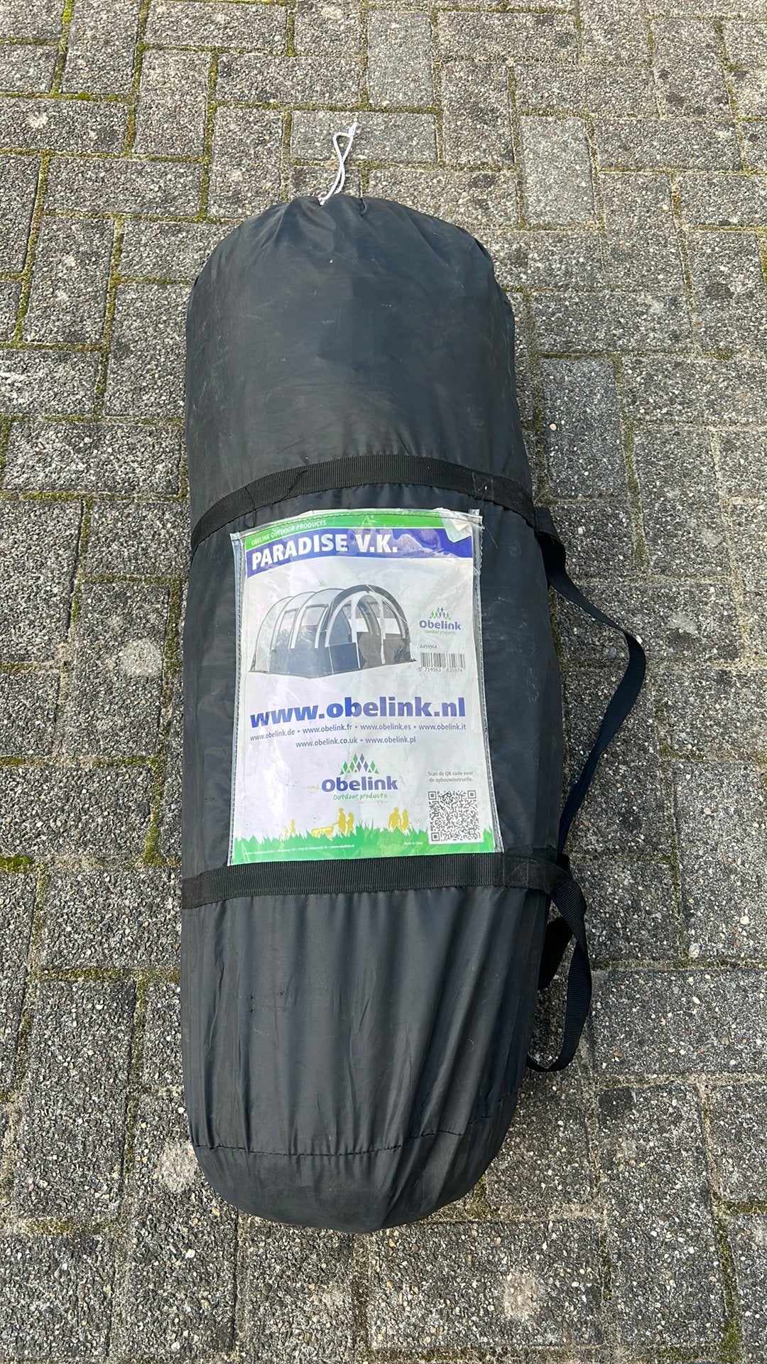 Tent 3x3,7x2,15, Caravans en Kamperen, Ophalen, Gebruikt