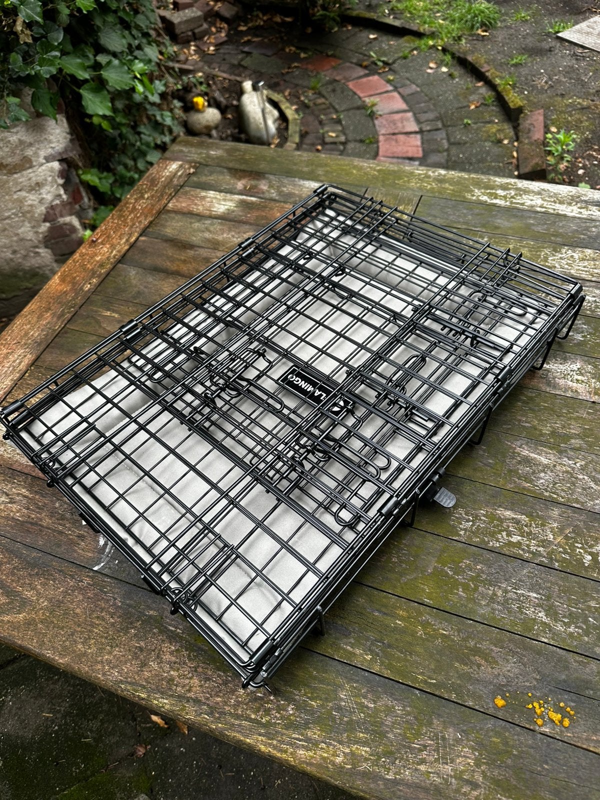 Inklapbare hondenbench, Dieren en Toebehoren, Hondenbenches, Ophalen, Zo goed als nieuw