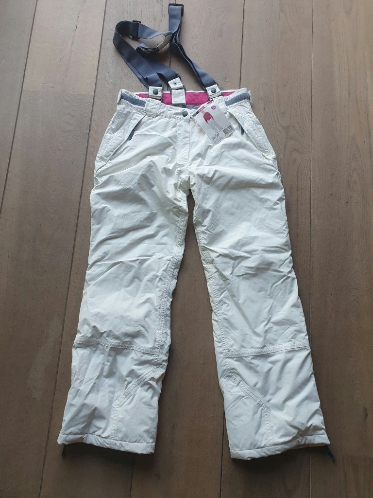 Witte skibroek maat L merk Chabot (nieuw), Kleding | Dames, Wintersportkleding, Ophalen, Nieuw, Maat 42/44 (L), Broek