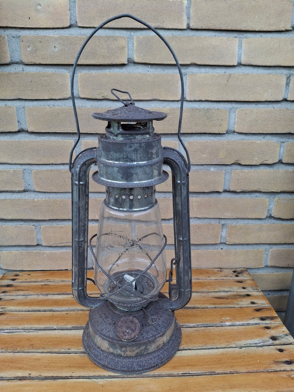 Frowo stormlamp / olielamp, Antiek en Kunst, Ophalen of Verzenden