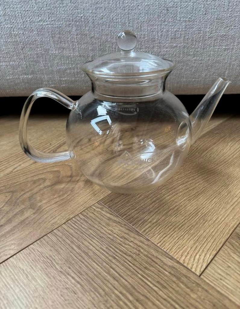 Vintage Pickwick Glazen Theekan - Zo Goed als Nieuw, Ophalen of Verzenden, Zo goed als nieuw