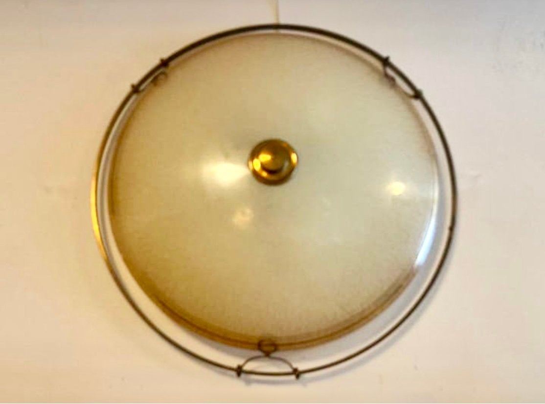 Vintage plafonniere, Antiek en Kunst, Antiek | Lampen, Ophalen