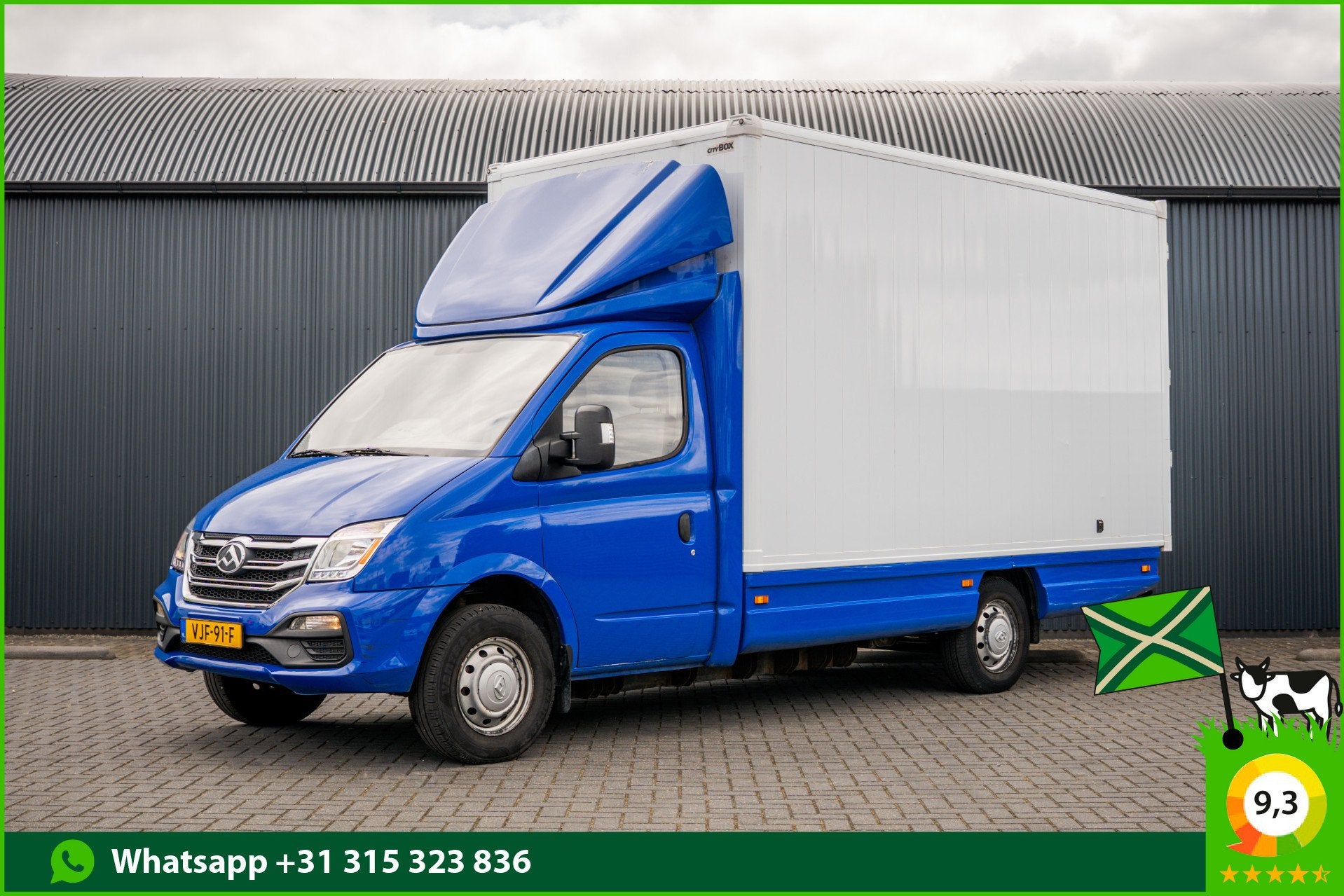 Maxus EV80 | Bakwagen | Volledig elektrisch | 1e Eigenaar |, Auto's, Gebruikt, Origineel Nederlands, Grijs, Onderhoudsboekje