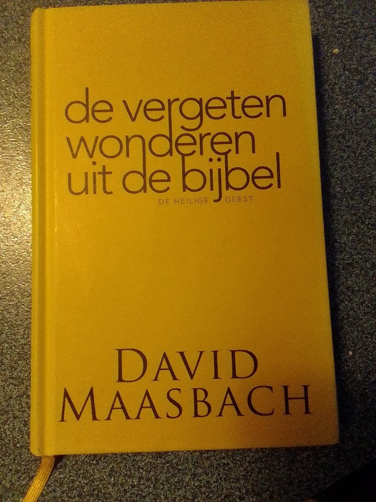 De vergeten wonderen uit de bijbel:De Heilige Geest/Maasbach, Ophalen of Verzenden, Zo goed als nieuw, Christendom | Protestants