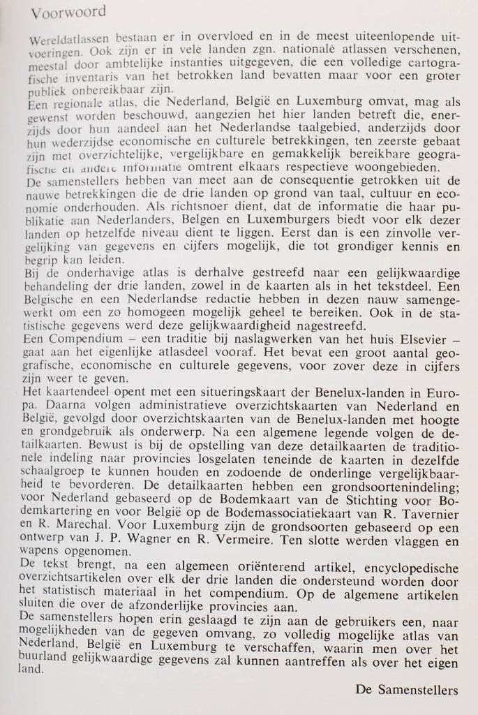 Beneluxatlas met vele wetenswaardigheden jaren 70, Boeken, Reisgidsen, Overige merken, Verzenden, Zo goed als nieuw, Reisgids of -boek