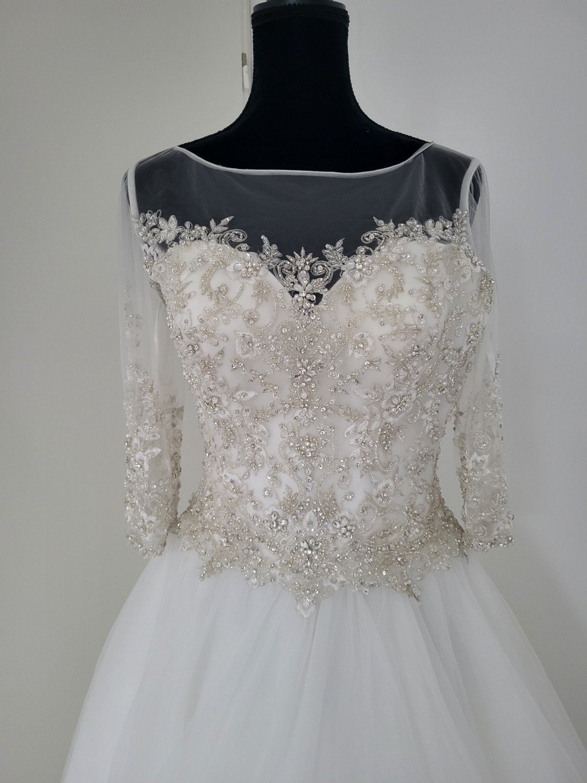 Diane Legrand trouwjurk, Kleding | Dames, Ophalen of Verzenden, Nieuw, Wit, Trouwjurk