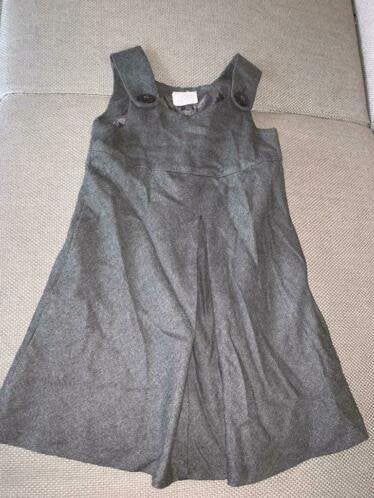 Jurk jurkje 116 grijs grijze H&m klassiek, Verzenden, Gebruikt, Meisje, Jurk of Rok