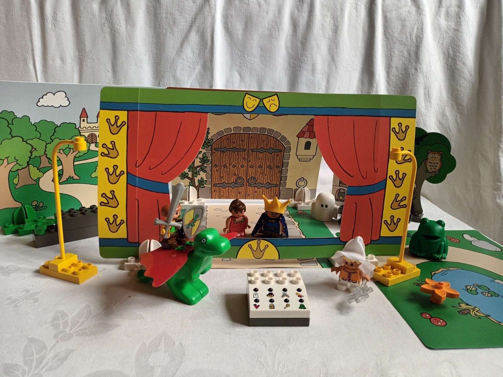 Duplo Theater 3615 Theatre Stories Compleet , boekje en doos, Kinderen en Baby's, Speelgoed | Duplo en Lego, Ophalen of Verzenden