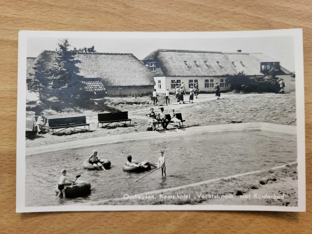 ansicht Oudleusen vechtstroom, Ophalen, Voor 1920, Overijssel