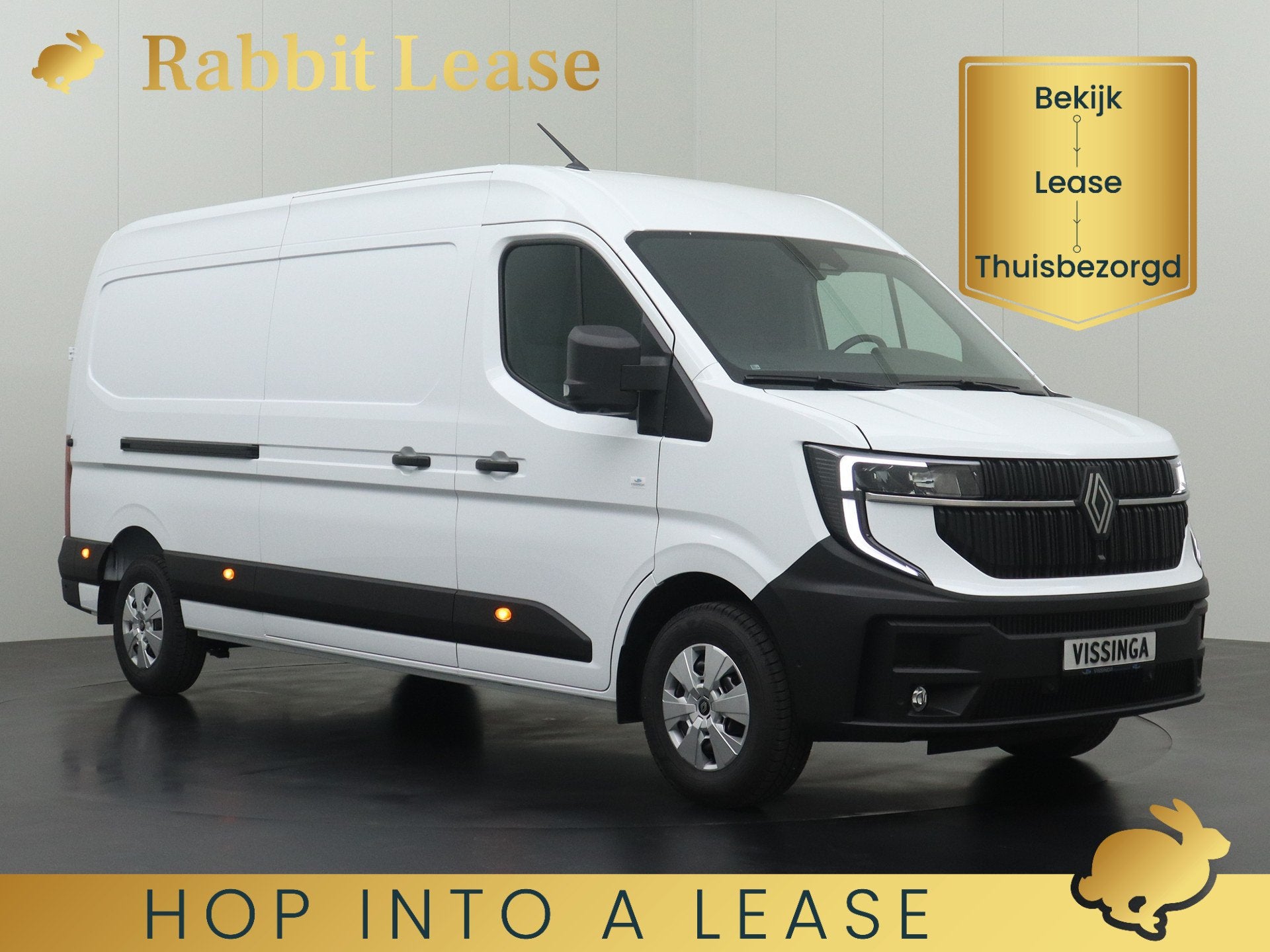 Renault Master L3H2 170 pk Extra Luxe 572 p/m lease, 1998 cc, Stof, Euro 6, 4 cilinders