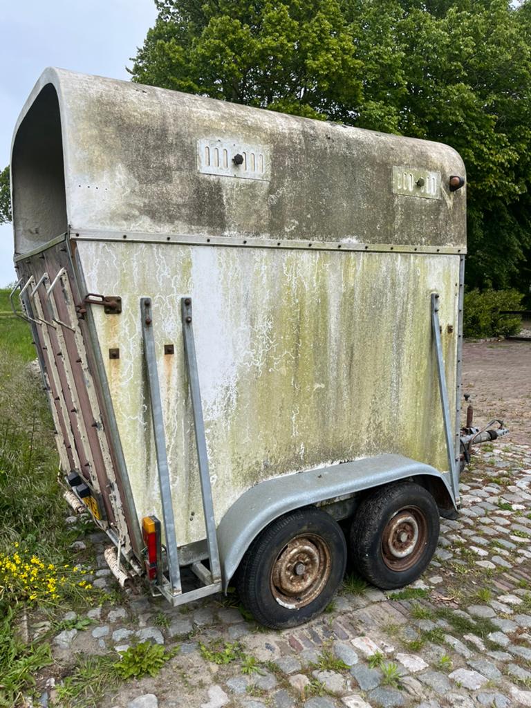 Paarden trailer, Ophalen of Verzenden, Gebruikt, Hout