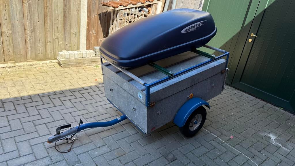 Bagagewagen met dakbox - Anssems Ansa 350, Ophalen, Gebruikt