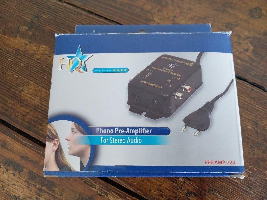 Stereo Phono Pre-Amplifier HQ PRE AMP-220, Verzenden, Zo goed als nieuw, Platenspeler-onderdeel, Overige merken