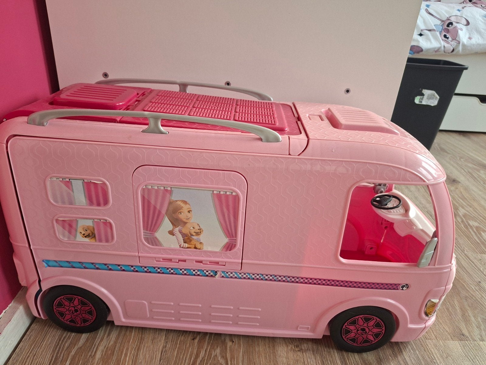 grote barbie camper, Ophalen, Toebehoren