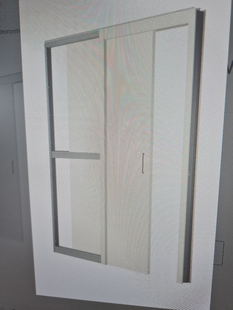 Kozijn schuifdeursysteem in de wand, Deurkozijn, Nieuw, Metaal, 225 cm of meer