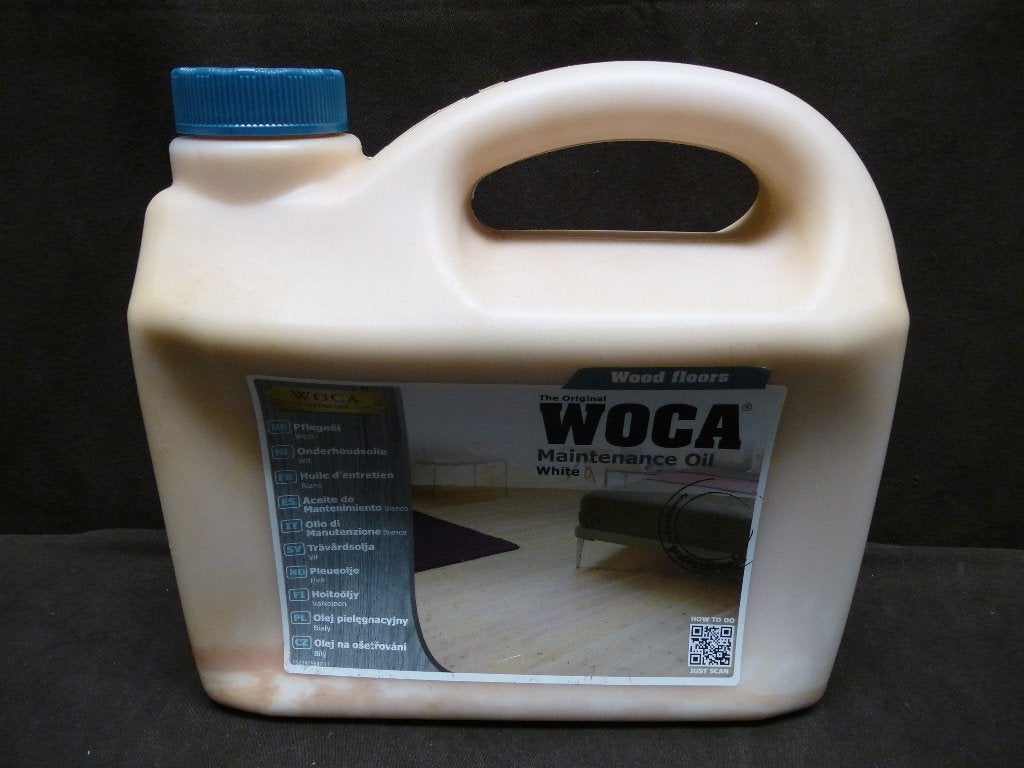 WOCA DENMARK | Onderhoudsolie WIT 2,5 liter, Ophalen of Verzenden, Schoonmaakmiddel
