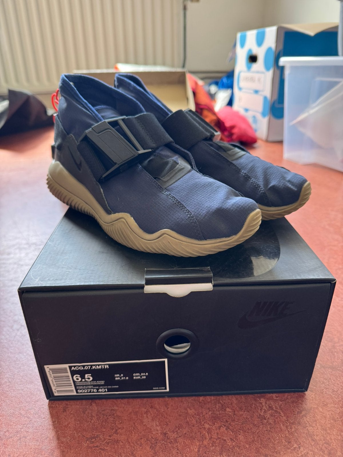 Nike ACG.07.KMTR Sneakers - Zo goed als nieuw, Blauw, Ophalen of Verzenden, Sneakers of Gympen, Zo goed als nieuw