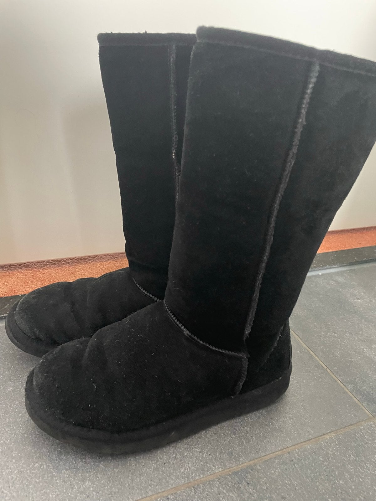 Zwarte UGG laarzen - Maat 36, Verzenden, Gedragen, Zwart, Lage of Enkellaarzen