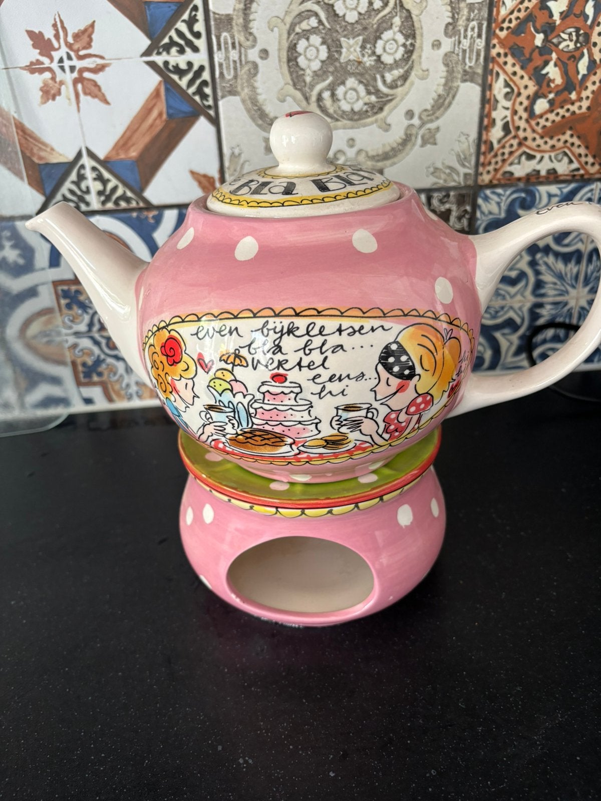 Theepot Blond, Huis en Inrichting, Keuken | Servies, Ophalen, Blond Amsterdam, Overige typen, Zo goed als nieuw