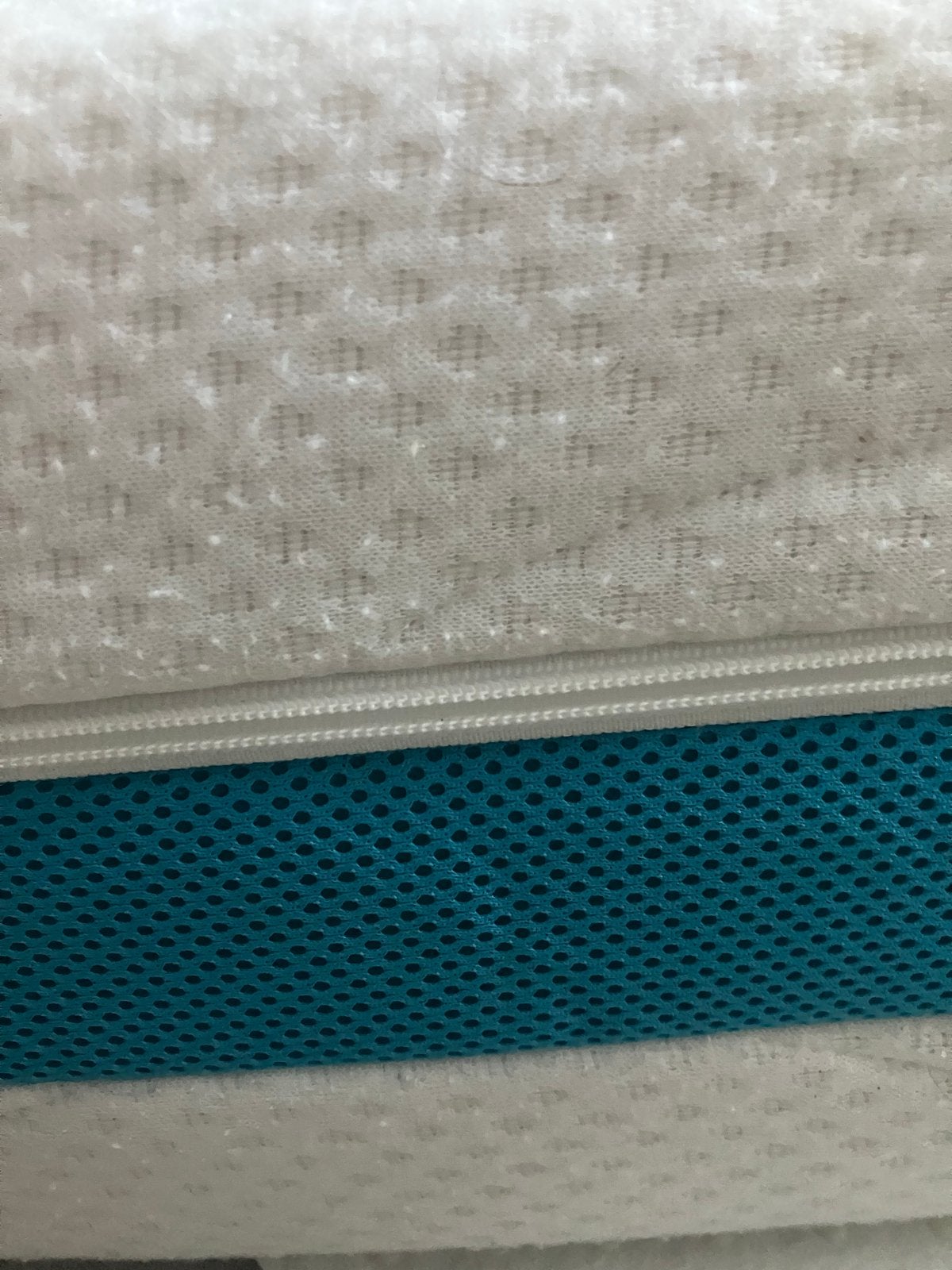 Topdekmatras 180x200 cm, 6cm dik, afneembare hoes, Tweepersoons, Ophalen of Verzenden, Zo goed als nieuw, Matras