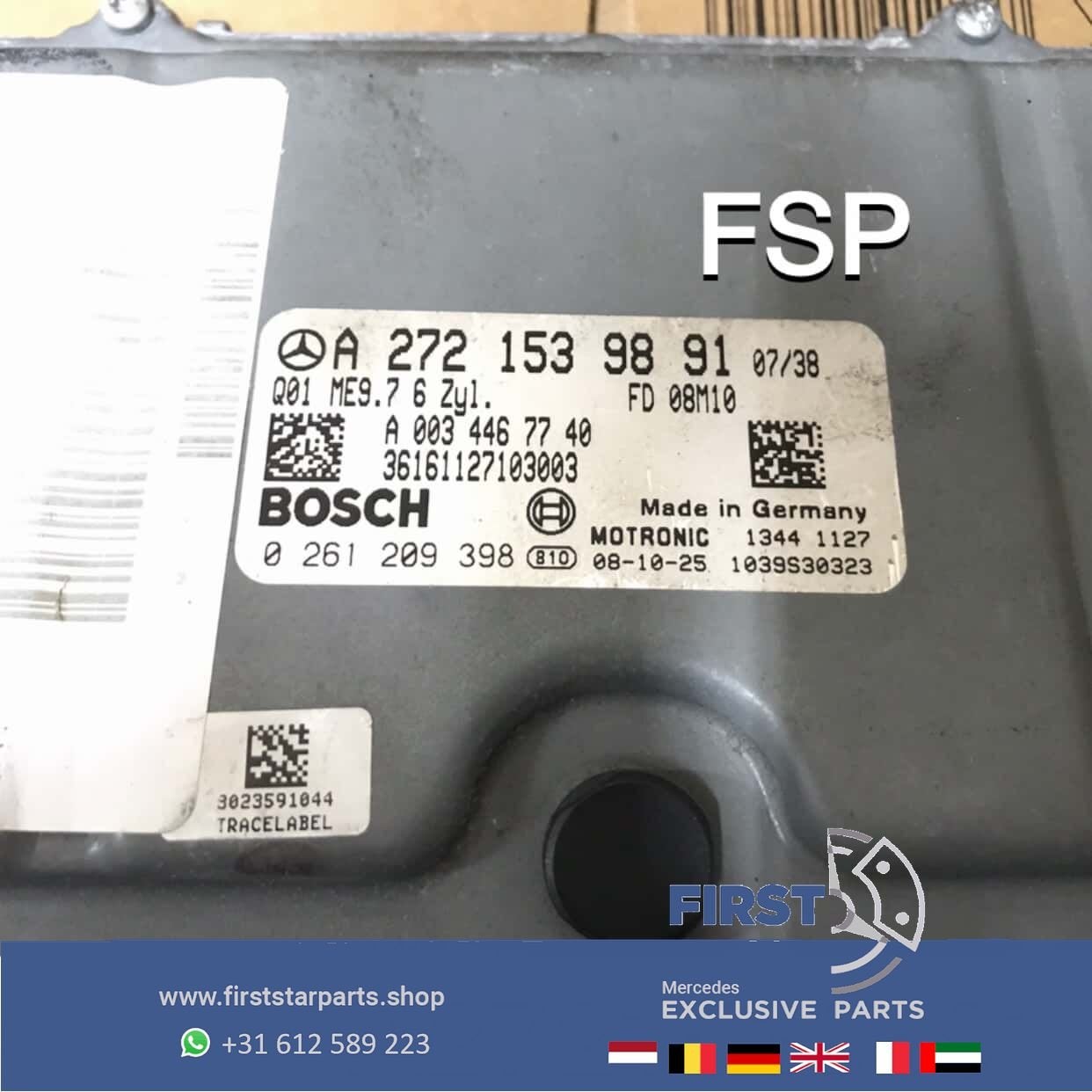 A2721539891 MOTOR ECU MODULE W204 W212 Mercedes C E Klasse 2, Gebruikt, -, Ophalen of Verzenden, -
