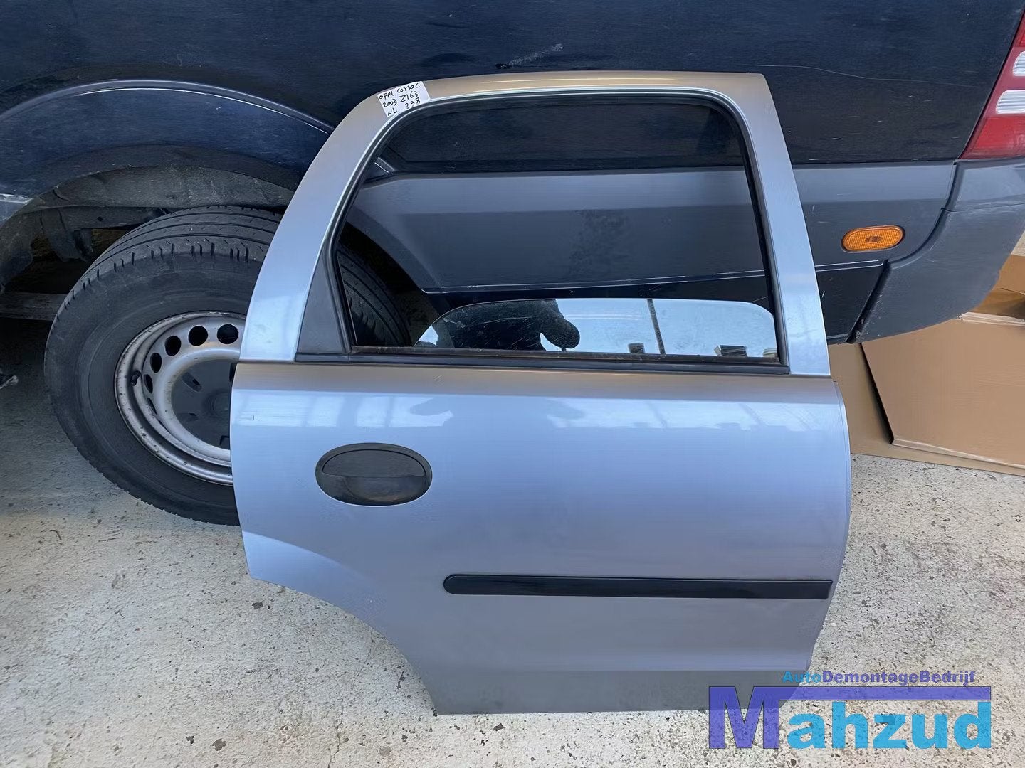 OPEL CORSA C Grijs Z163 Rechts rechter achter deur portier, Auto-onderdelen, Gebruikt, Deur, Ophalen of Verzenden, Kontakt@opel-infoservice.de