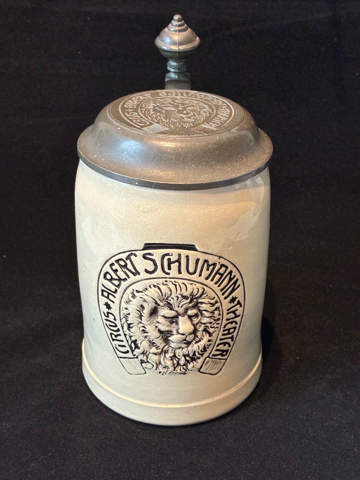 Antieke M&W Bierpul 0,35L - Circus Schumann Frankfurt 1900, Ophalen of Verzenden