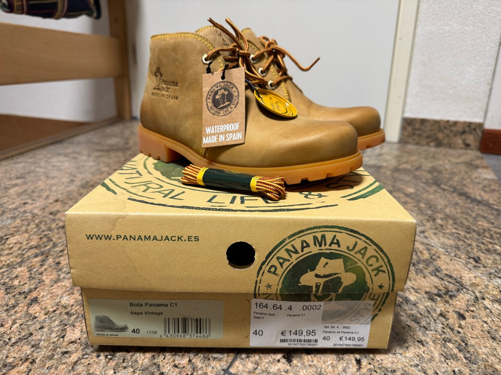 Panama Jack Boots Maat 40, Bruin, Lage of Enkellaarzen, Nieuw, Ophalen of Verzenden