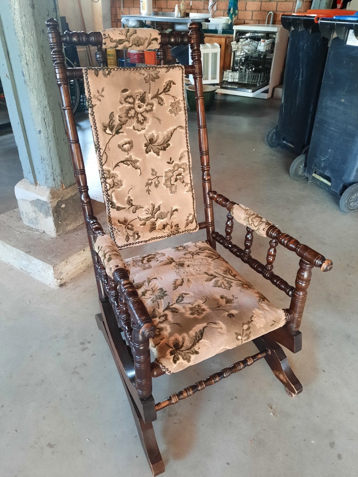 Schommelstoel, Antiek en Kunst, Antiek | Meubels | Stoelen en Banken, Ophalen