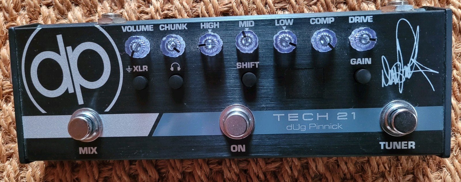 Tech 21 dUg Pinnick DP-3X Signature basgitaar effectpedaal, Muziek en Instrumenten, Effecten, Ophalen of Verzenden, Zo goed als nieuw