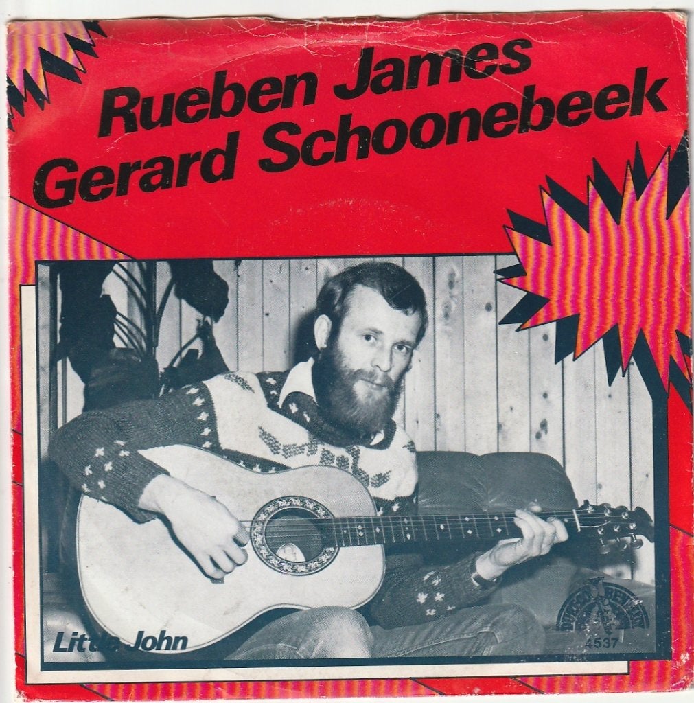 Gerard Schoonebeek  -Rueben james - Little John - Nr 12, Ophalen, Gebruikt, 7 inch, Levenslied of Smartlap