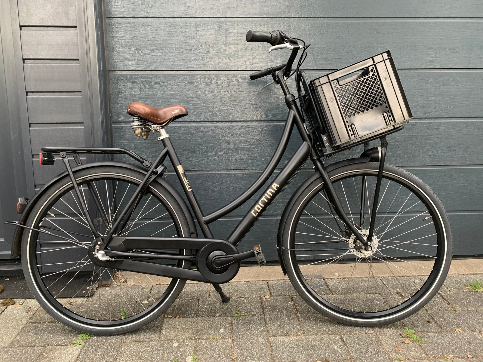 Zeer nette Cortina Transportfiets U4 model handremmen 3versn, Versnellingen, 56 cm of meer, Zo goed als nieuw, Trommelrem