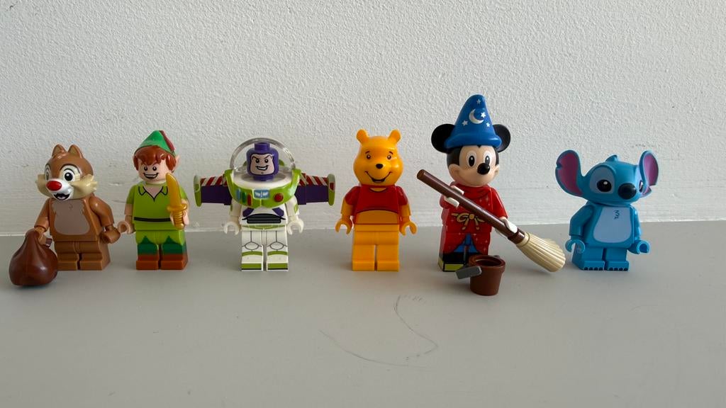 Lego Disney minifiguren, Kinderen en Baby's, Speelgoed | Duplo en Lego, Ophalen of Verzenden, Zo goed als nieuw