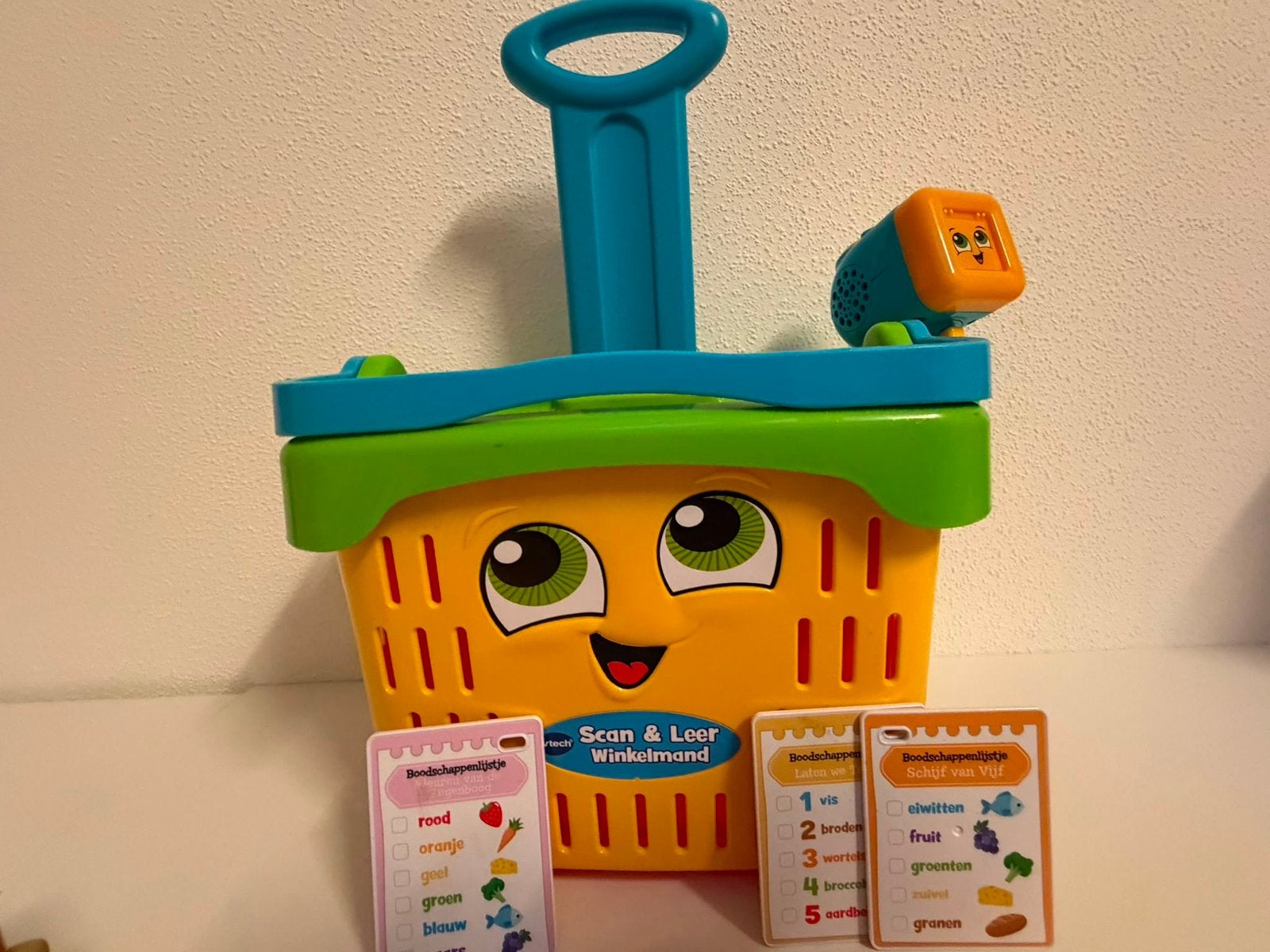V Tech Scan en Leer winkelmand, Kinderen en Baby's, Speelgoed | Vtech, Ophalen, Zo goed als nieuw