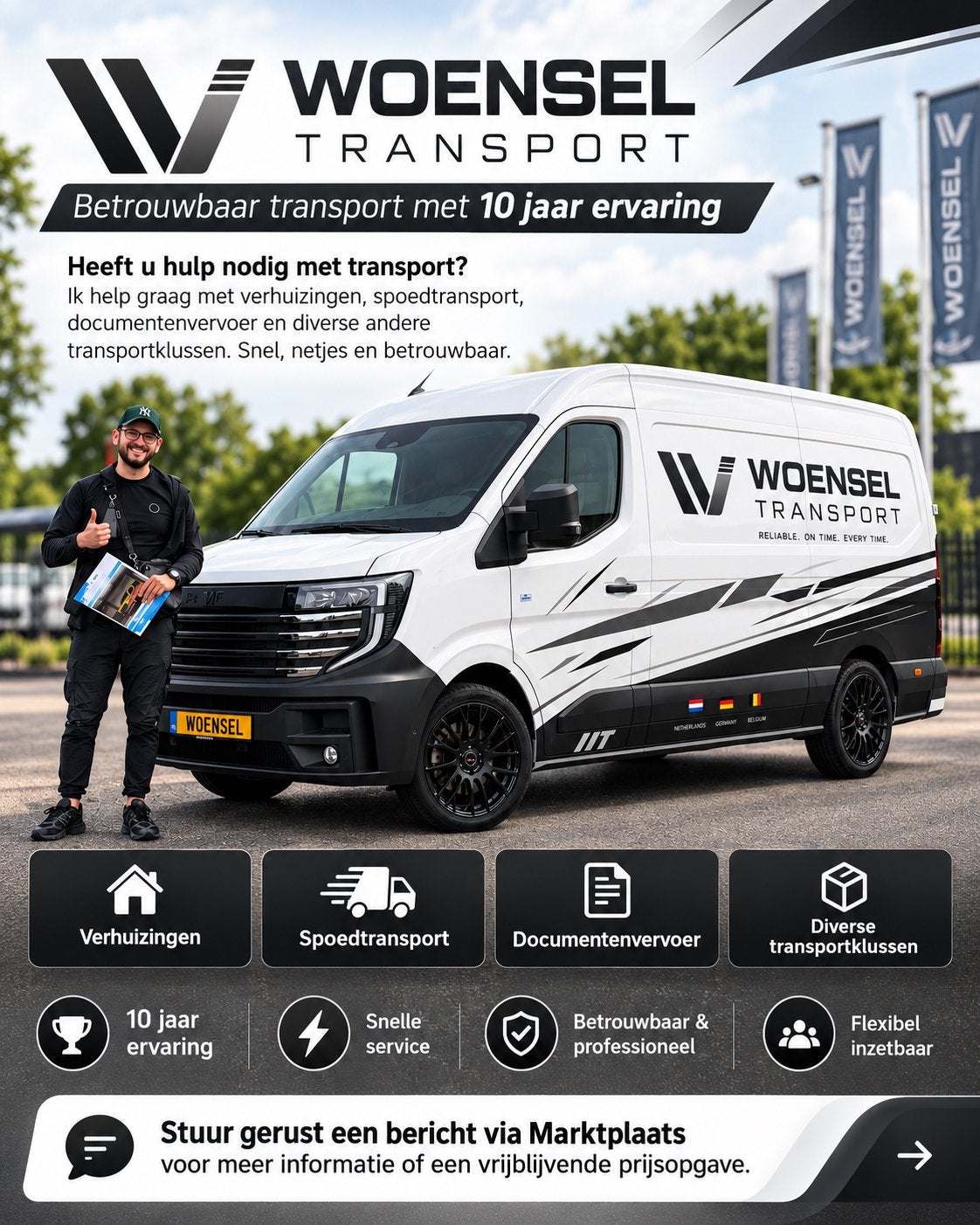 Transport & Verhuizingen | Spoedtransport | 10 jaar ervaring, Vacatures, 33 - 40 uur, Vanaf 10 jaar, Overige vormen