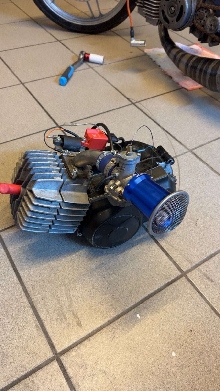 Plug en play Tomos blok 74cc gilardoni, Ophalen, Zo goed als nieuw, Blok