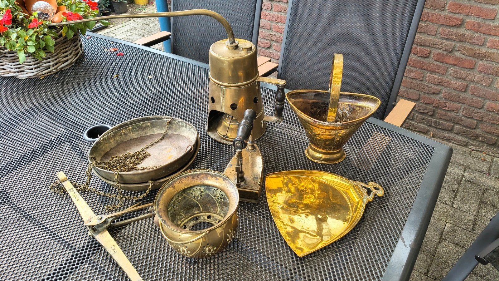 KOOPJE .antieke koperen voorwerpen, Antiek en Kunst, Ophalen of Verzenden