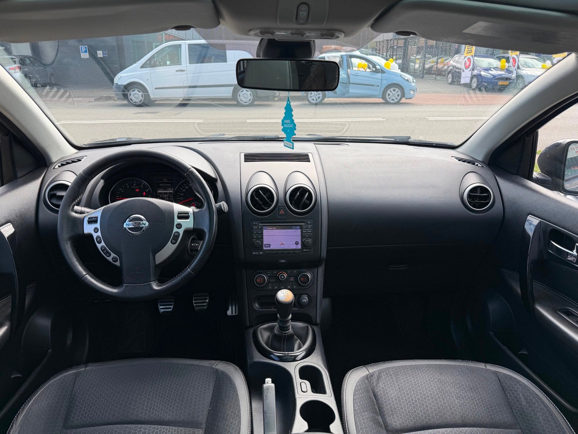 Nissan Qashqai +2 2.0 360/7P/Pano Dak/Airco/Cruise/Camra360/, Auto's, Euro 5, Gebruikt, Zwart, Bedrijf