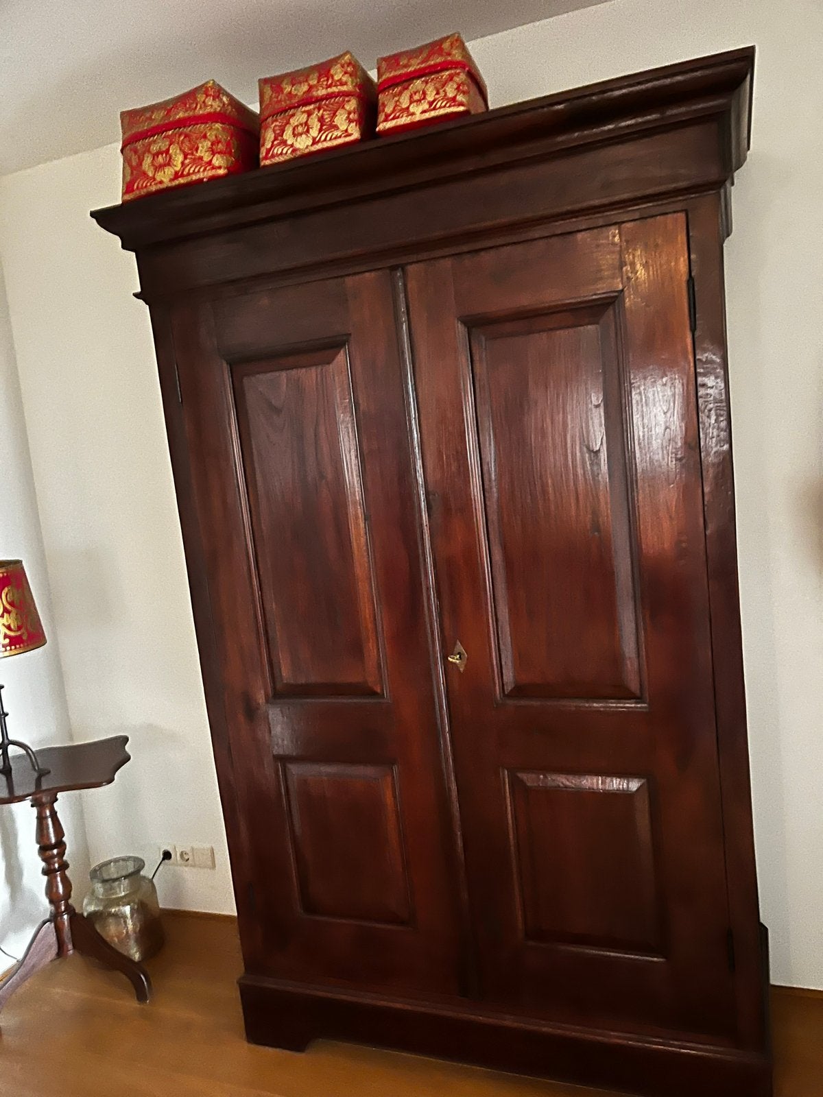 Prachtige oude teak kast van Dirks meubel, geen beschadiging, Ophalen