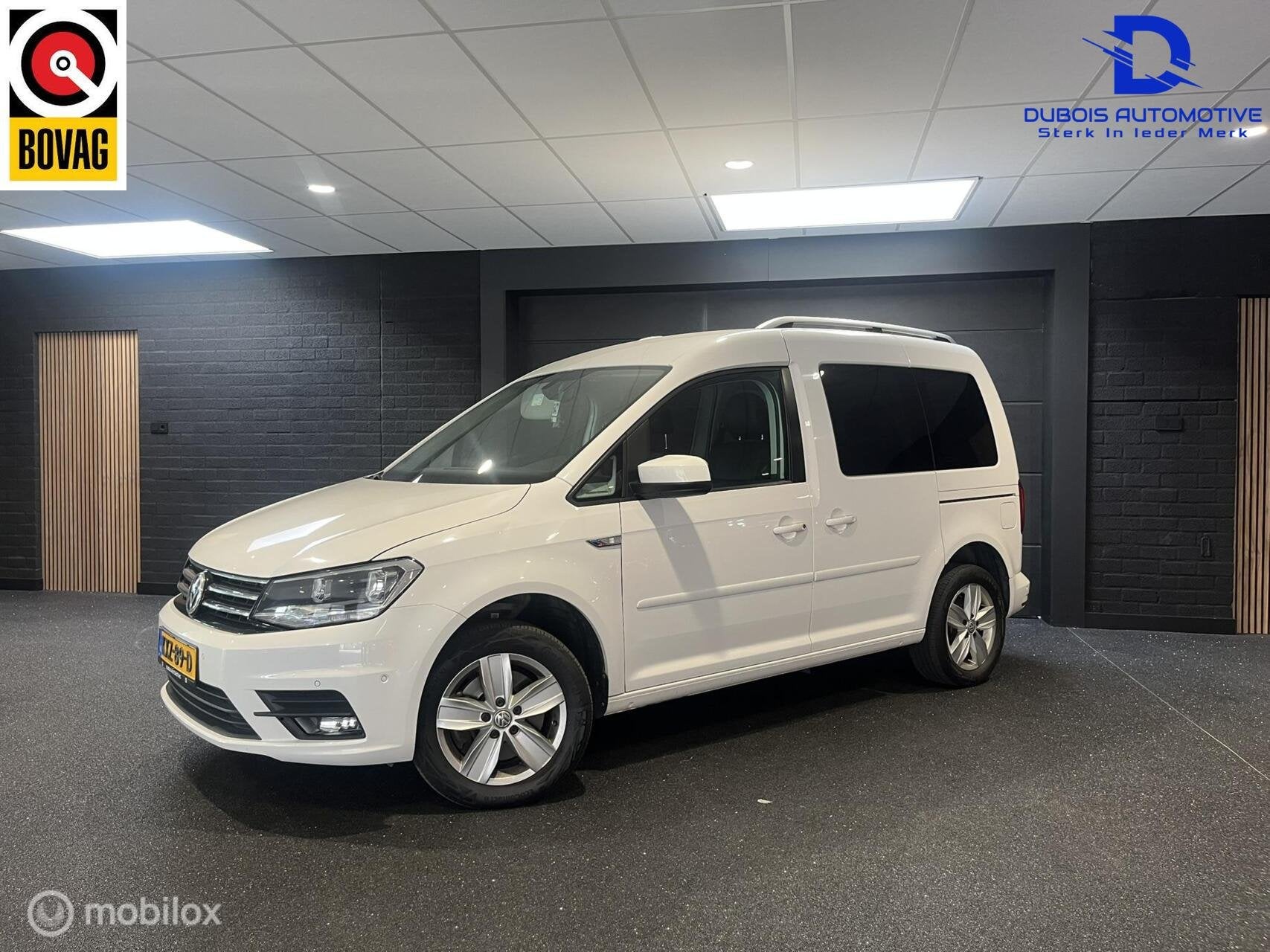 Volkswagen Caddy Combi 1.4 TSI DSG|Navi|Dealer OH|RIJKLAAR, Dealer onderhouden, 125 pk, Gebruikt, Wit