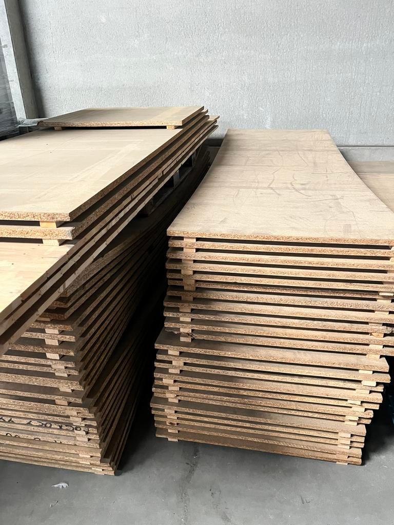 Legborden spaanplaat 2700x930x22mm tbv Hovuma palletstelling, Ophalen, Zo goed als nieuw