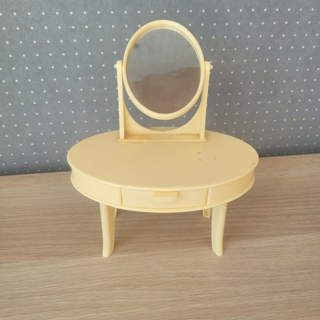 Vintage Sindy kaptafel - Poppenhuis meubilair, Gebruikt, Vintage, Poppenhuis, Ophalen of Verzenden, Minder dan 100 cm