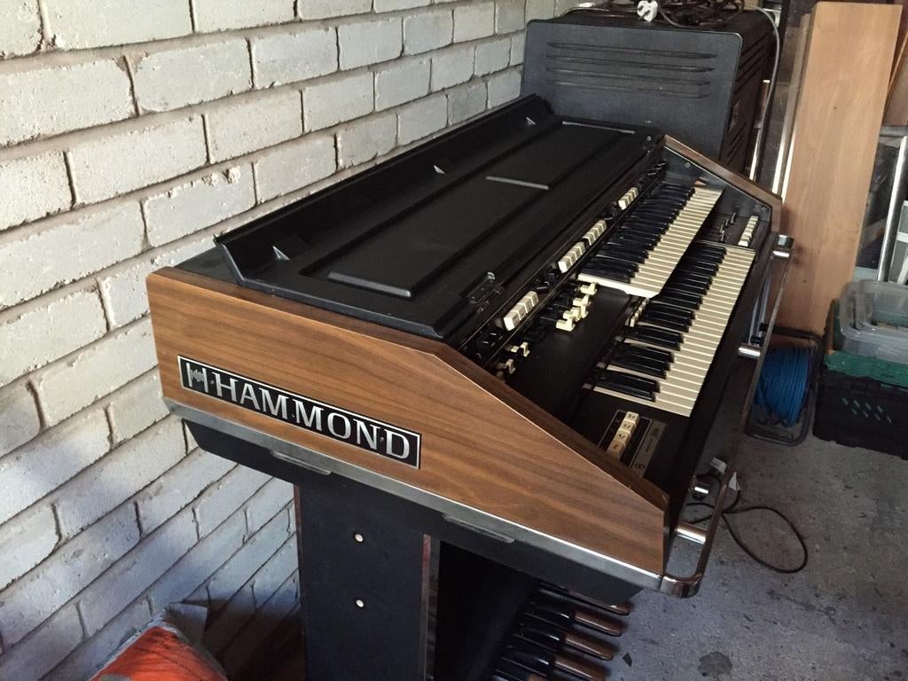 Zeldzame Hammond B-300 orgel + Leslie 840, Muziek en Instrumenten, Orgels, Ophalen, Gebruikt, 2 klavieren