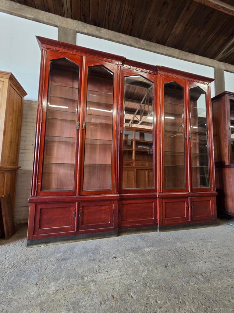 Prachtige wandkast ~ winkelkast ~ vitrinekast ~ boekenkast, Ophalen, 250 tot 300 cm, 200 cm of meer, X