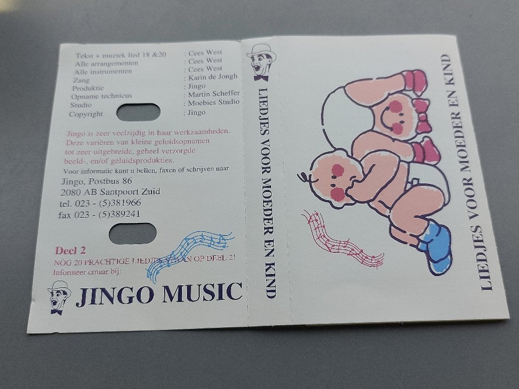 LIEDJES VOOR MOEDER EN KIND (MC), Cd's en Dvd's, Cassettebandjes, 1 bandje, Ophalen of Verzenden, Zo goed als nieuw, Origineel